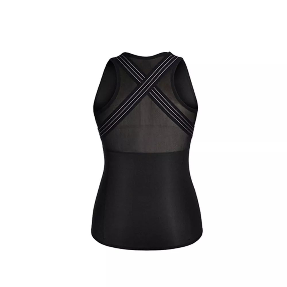 Slank Body Shaper Midjetrener Badstuedrakt for menn