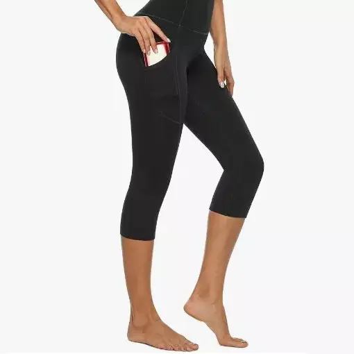 Dame dobbel lag høy midje yoga leggings